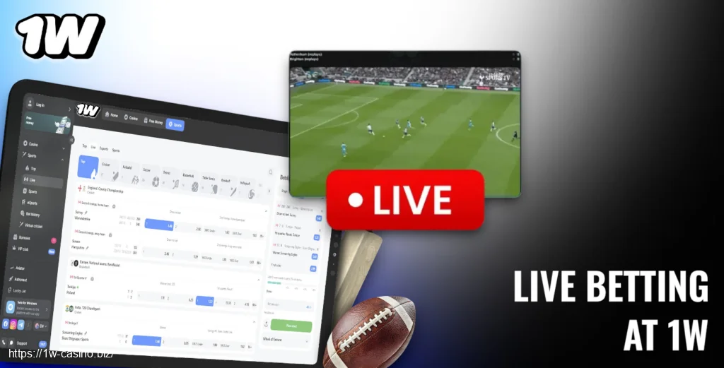 Live Sportsbook 1w