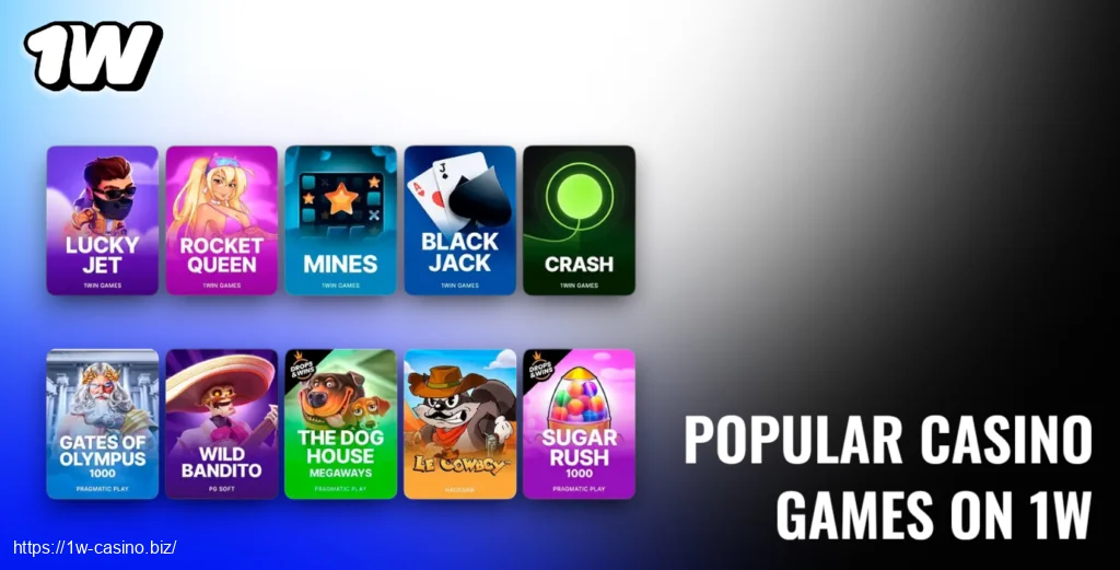 Best Casino Games at 1w